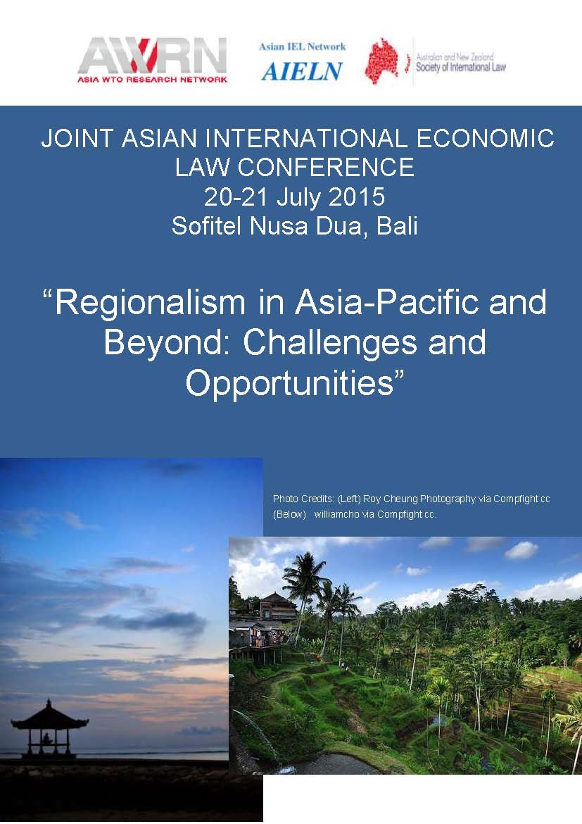 2015 AWRN, ANZSIL-IELG and AIELN joint conference: Updated Agenda
