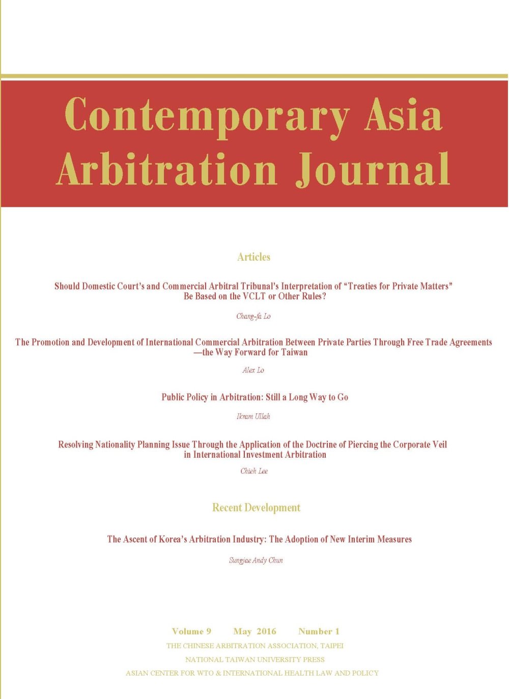 CAAJ Vol. 9.1